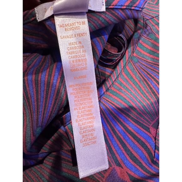 FENTY x SAVAGE Night Star Chaser Satin Slip in Size XL - Picture 6 of 7